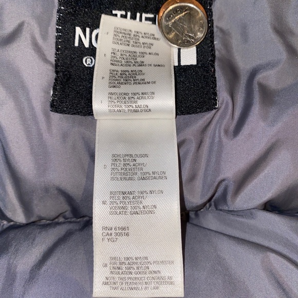 The North face White-tan McMurdo Parka Down Jacket size  M - Picture 12 of 16